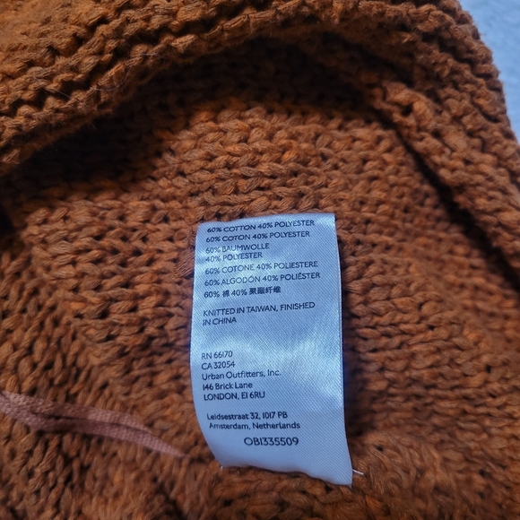 NWT Anthropologie $100 Pilcro Sweater Tank in Burnt Orange Sz S - Picture 10 of 10